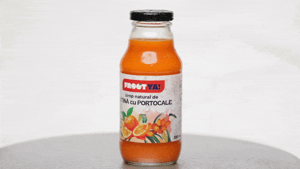 sirop natural de catina cu portocale frootya